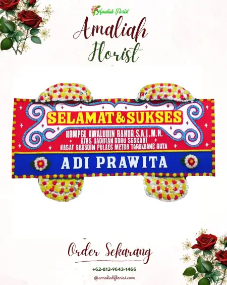 Papan Bunga Ucapan Selamat Tegowanu